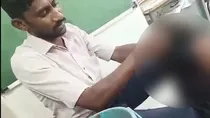 Rajkot police station video viral of brutality with Minor boy hair pulls out with hands