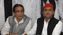 Azam Khan Akhilesh Yadav Meeting in rampur