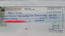 Himachal Pradesh Cheque Government Order Spelling Mistakes