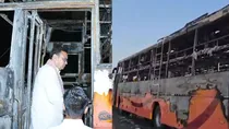 20 dead As Bus From Jaisalmer To Jodhpur Catches Fire