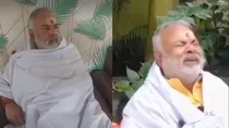 Bihar Election BJP leader ajay jha protested with grave clothes in arariya