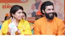 Ravindra jadeja wife rivaba minister