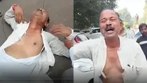 rjd leader madan shah drama after denied ticket from madhuban seat VIDEO