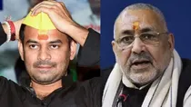 Bihar Election, Tej Pratap Yadav, Giriraj Singh, Namak Haram