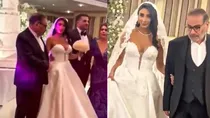 Revealing wedding dress of daughter of Iran hijab enforcer sparks outrage