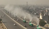 pakistan gets polluted after diwali celebration in india