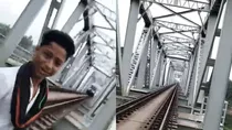 Odisha Puri Minor boy was making instagram reels hit by train dies on spot
