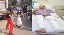 Delhi Elderly Man Brutally Beaten