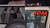 UP Aligarh SDM Car Vandalized By Villagers Stone Pelting