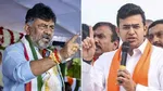DK Shivakumar Vs Tejasvi Surya Bengaluru Tunnel Project Daughters Marry Men Do Not Own Cars