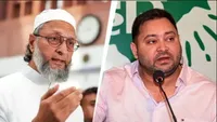 asaduddin owaisi slams tejashwi yadav on calling extremist says write extremist in english
