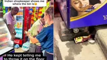 Indian Shopkeeper Criticised For Asking Foreigner To Throw Wrapper On Road Viral Video Sparks Debate