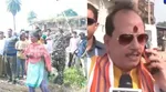 Siwan BJP Candidate  locals protest