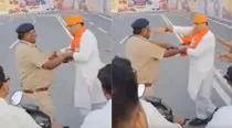 BJP MLA-Security Personnel Clash Video