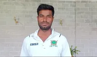 ranji trophy akash kumar choudhary hits fifty in 11 balls hits 8 consecutive sixes