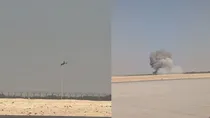 HAL Tejas fighter jet crashes in dubai air show