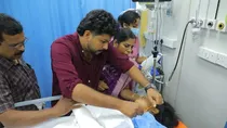 Alappuzha Couple tie the knot at hospital after bride meets with accident on wedding day