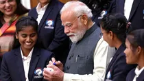 Narendra Modi, Deepika TC, Indian Women Blind Cricket Team