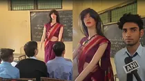 UP Bulandshahr AI teacher robot 'Sophie' video viral