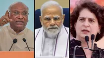 kharge modi priyanka gandhi