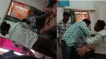 Jhansi Dalit beaten with sticks and slippers abused and asked to remove clothes video viral
