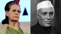 Sonia Gandhi targets BJP for trying to defame jawaharlal-nehru congress
