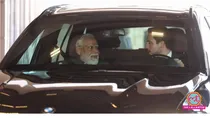 crown prince drives pm modi in his own car