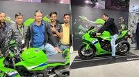Tej Pratap revs up social media on Kawasaki Ninja
