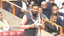 No confidence motion moved by congress party fails in Haryana Vidhan Sabha Congress walks out amid CM Nayab Saini Speech