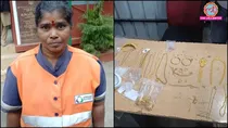 chennai, sanitation worker, gold, 45 lakh rupees, tamil nadu, honesty, mk stalin, gold jwellery