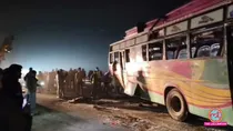 Jharkhand Latehar bus carrying wedding guests overturned killing 9 and injuring 80
