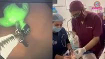 Ahmedabad 18 months year child swallowed a plastic toy of the character 'Hulk' while playing a complex operation performed