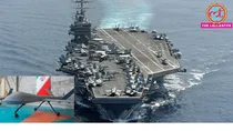 iran launched shahed 139 drone on us aircraft carrier uss abraham lincoln f35 shot down