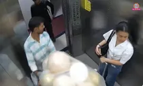 Balloons Explode in Mumbai Lift