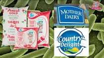 Coliform bacteria in Amul Milk, Mother Dairy & Country Delight Milk fail test