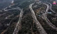 Mumbai-Pune Expressway traffic jam