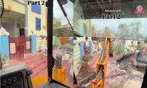 JCB Driver house revenge video
