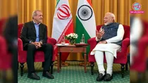 pm modi talks with iran president 