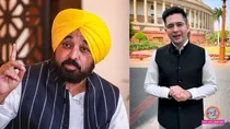 punjab cm bhagwant mann reaction on raghav chadha video post after removing him as deputy leader rajyasabha
