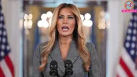 Melania trump denial on epstein file link donald trump