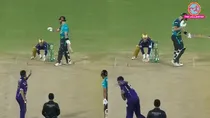 PSL 2026 Daryl Mitchell pulls out twice during Usman Tariq's bowling pause, umpire intervenes