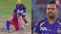 Nicholas Pooran, Sunil Narine, ipl lsg vs kkr super over highlights,sunil narine vs nicholas pooran, 
