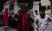 Madhya Pradesh Clean Ambulance Viral Video,, Madhya Pradesh ambulance clean family