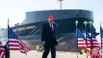 us  president donald trump says us navy working like pirates in persian gulf capturing iranian ship