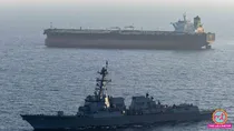 west asia war iran us exchange fire in strait of hormuz uae also under attack