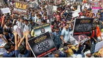 yash yadav neet ug paper leak school poster gurugram