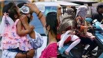 Temperatures crossed 45 degrees in many parts of the country.
