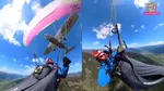 Plane rips through womans parachute Viral video