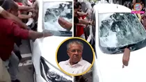 Protesters attack ED officials’ vehicle outside Pinarayi Vijayan’s house