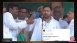 tejashwi yadav vote adhikar yatra edited video viral bhojpuri songs